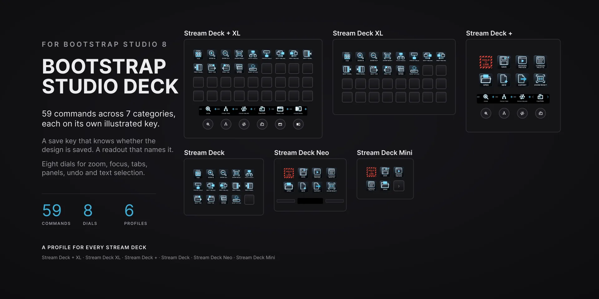Bootstrap Studio Deck hero slide