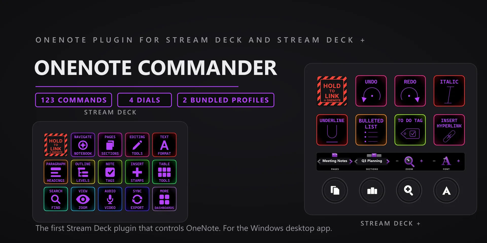 OneNote Commander hero slide