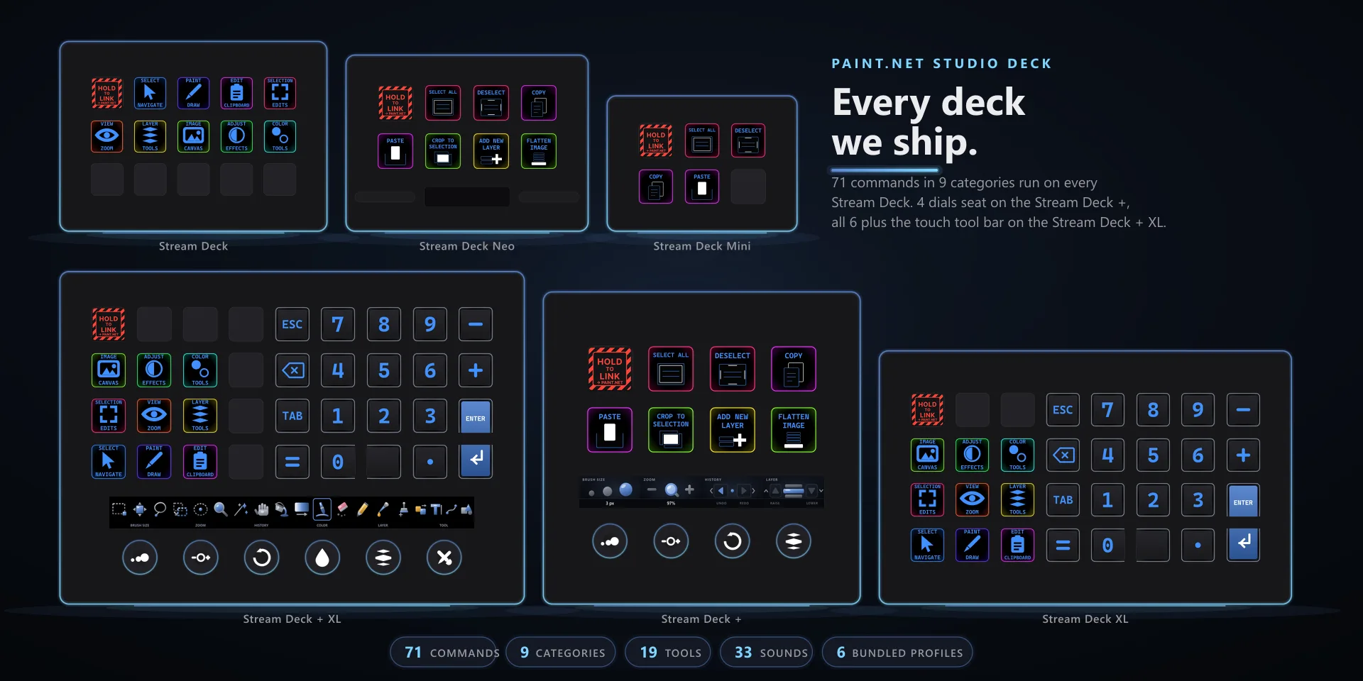 Paint.NET Studio Deck hero slide