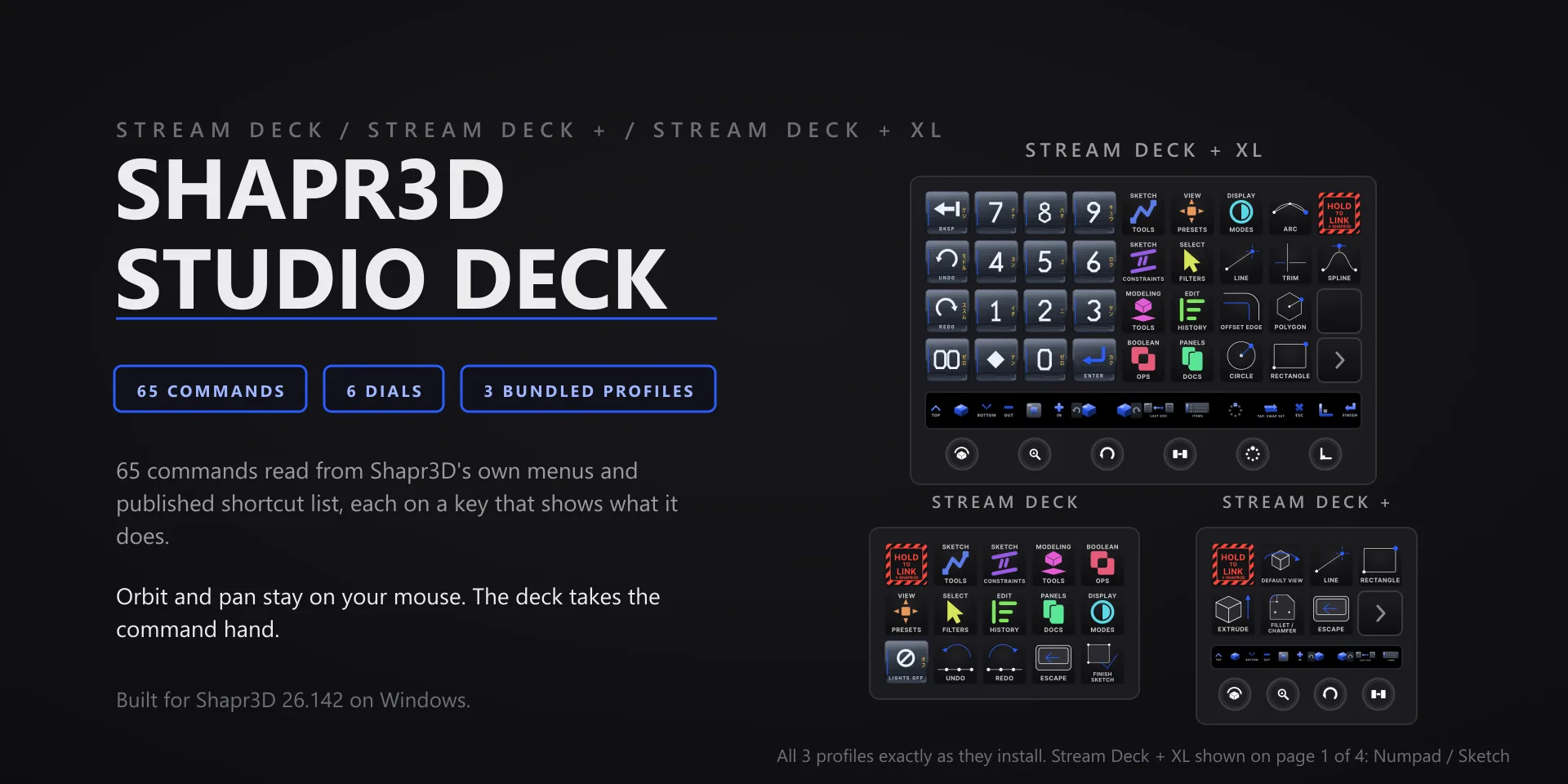 Shapr3D Studio Deck hero slide